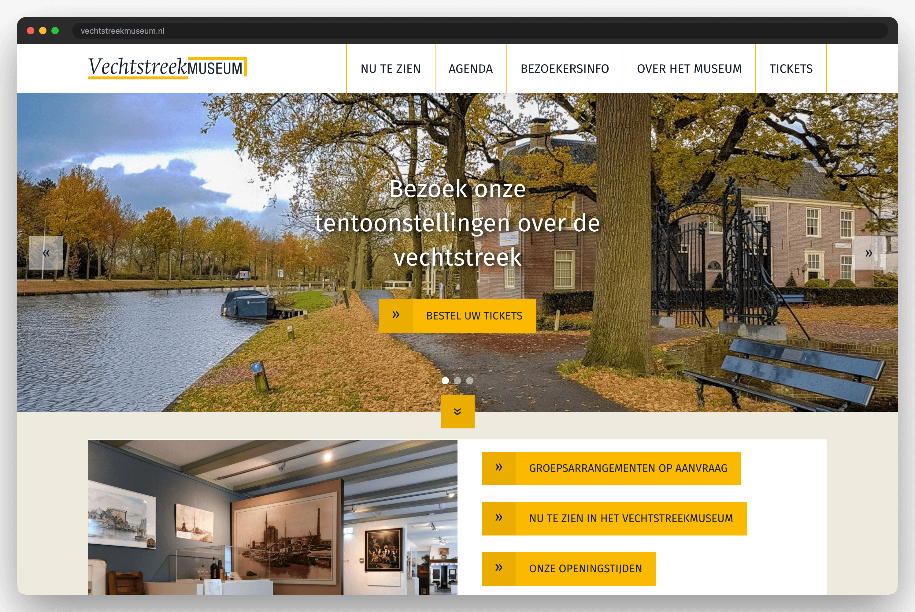 Vechtstreek Museum homepage