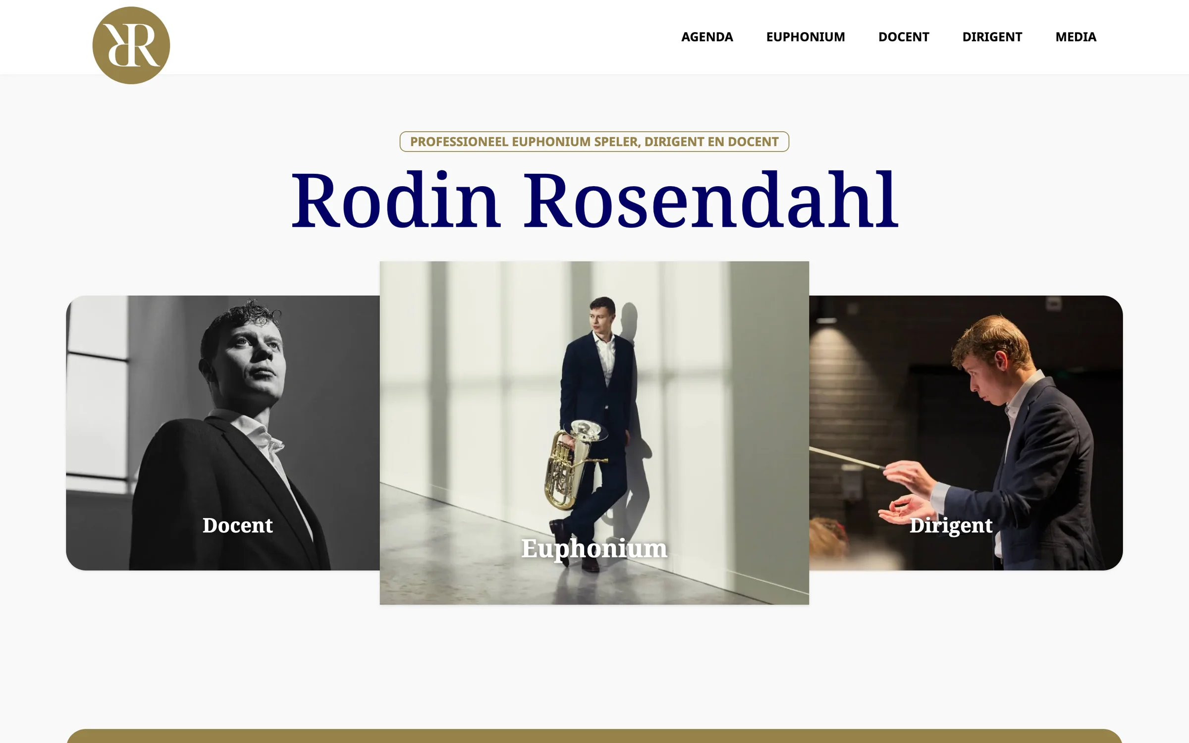 Rodin Rosendahl, desktopweergave