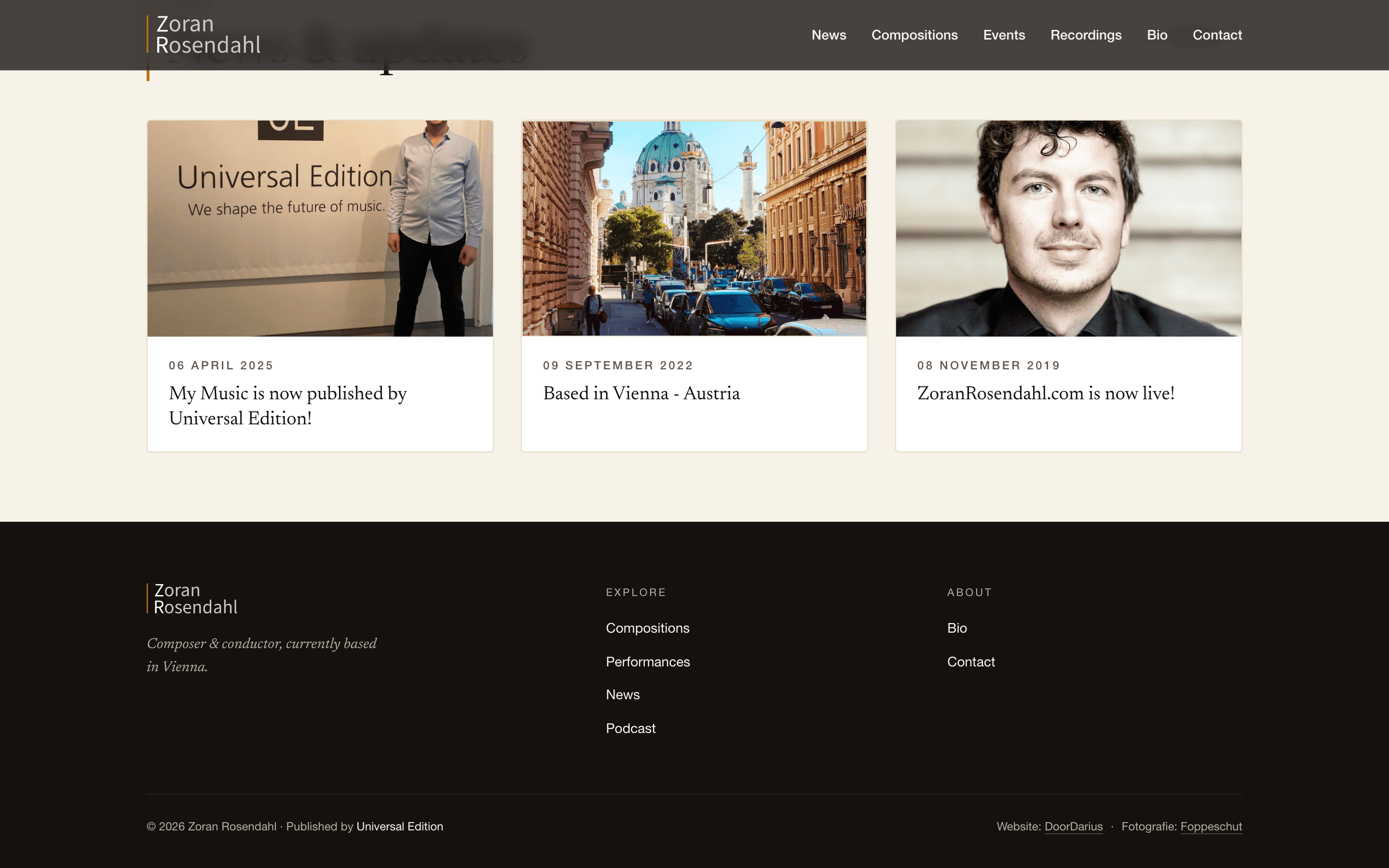 Zoran Rosendahl sectie 3