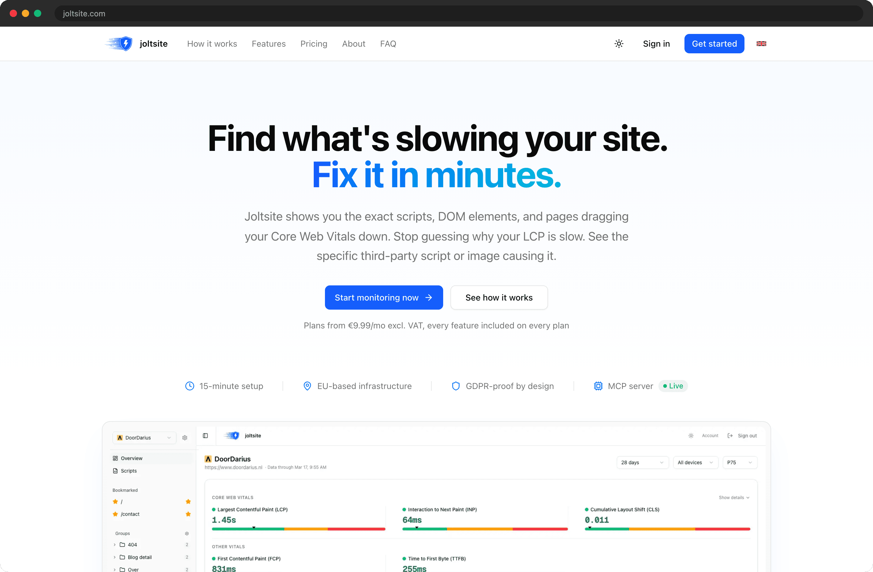 Joltsite homepage