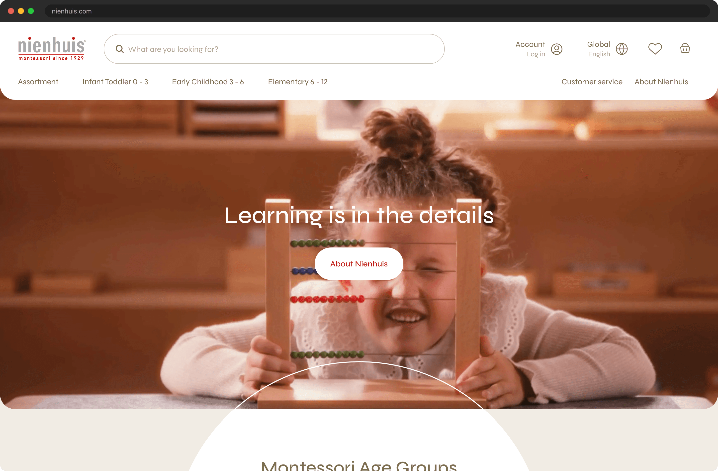 Nienhuis Montessori homepage