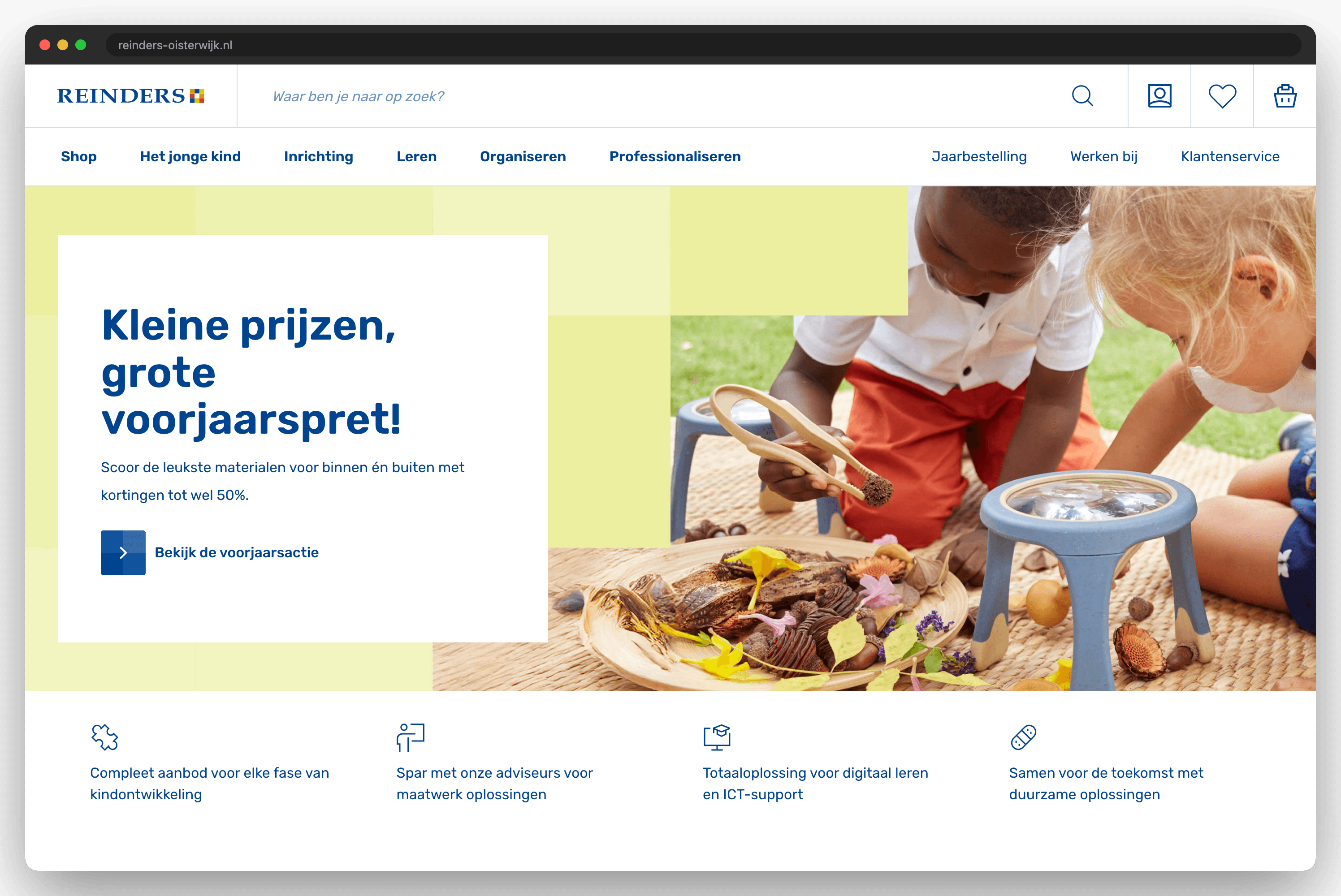 Reinders Oisterwijk homepage