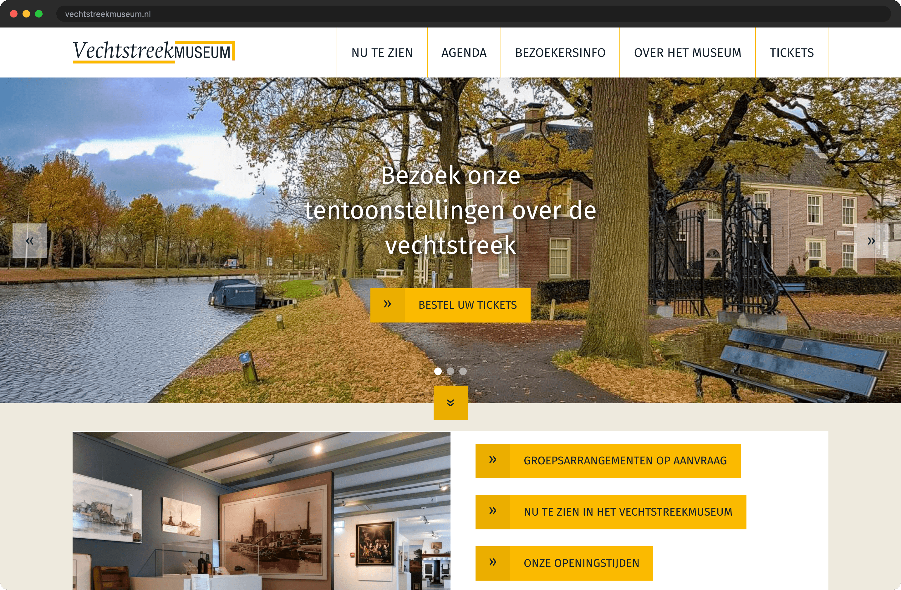 Vechtstreek Museum homepage