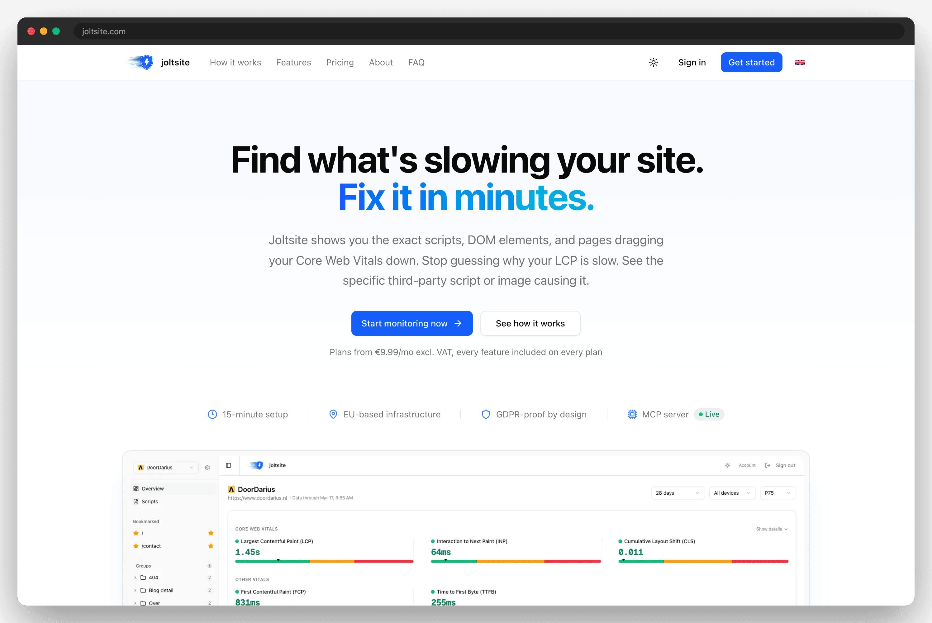 Joltsite homepage