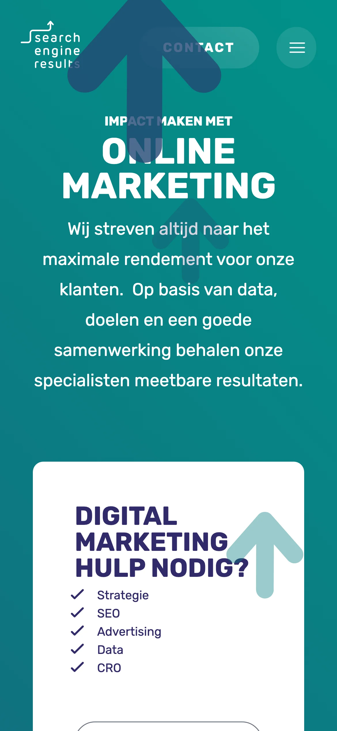 Search Engine Results op mobiel